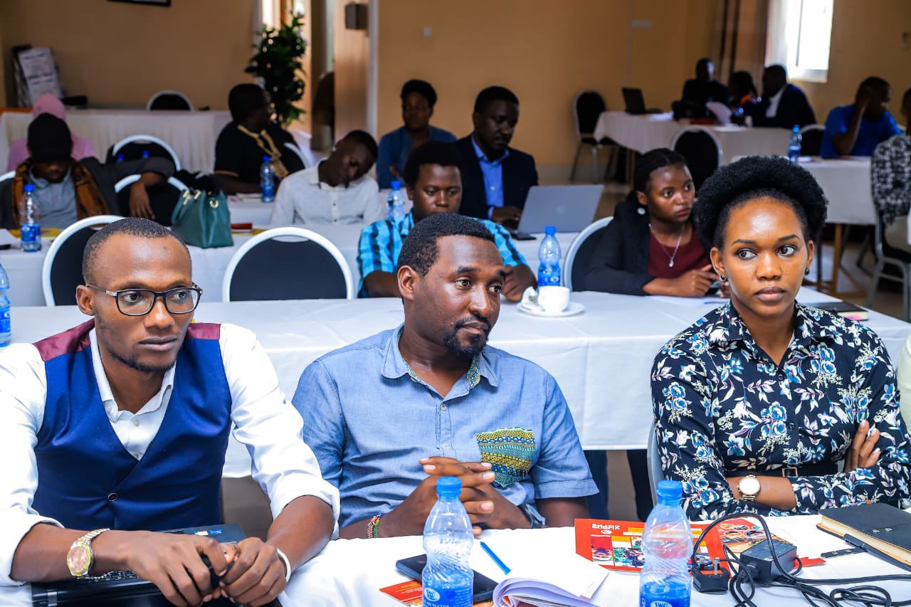 Prosper Nyamutooro in a project meeting