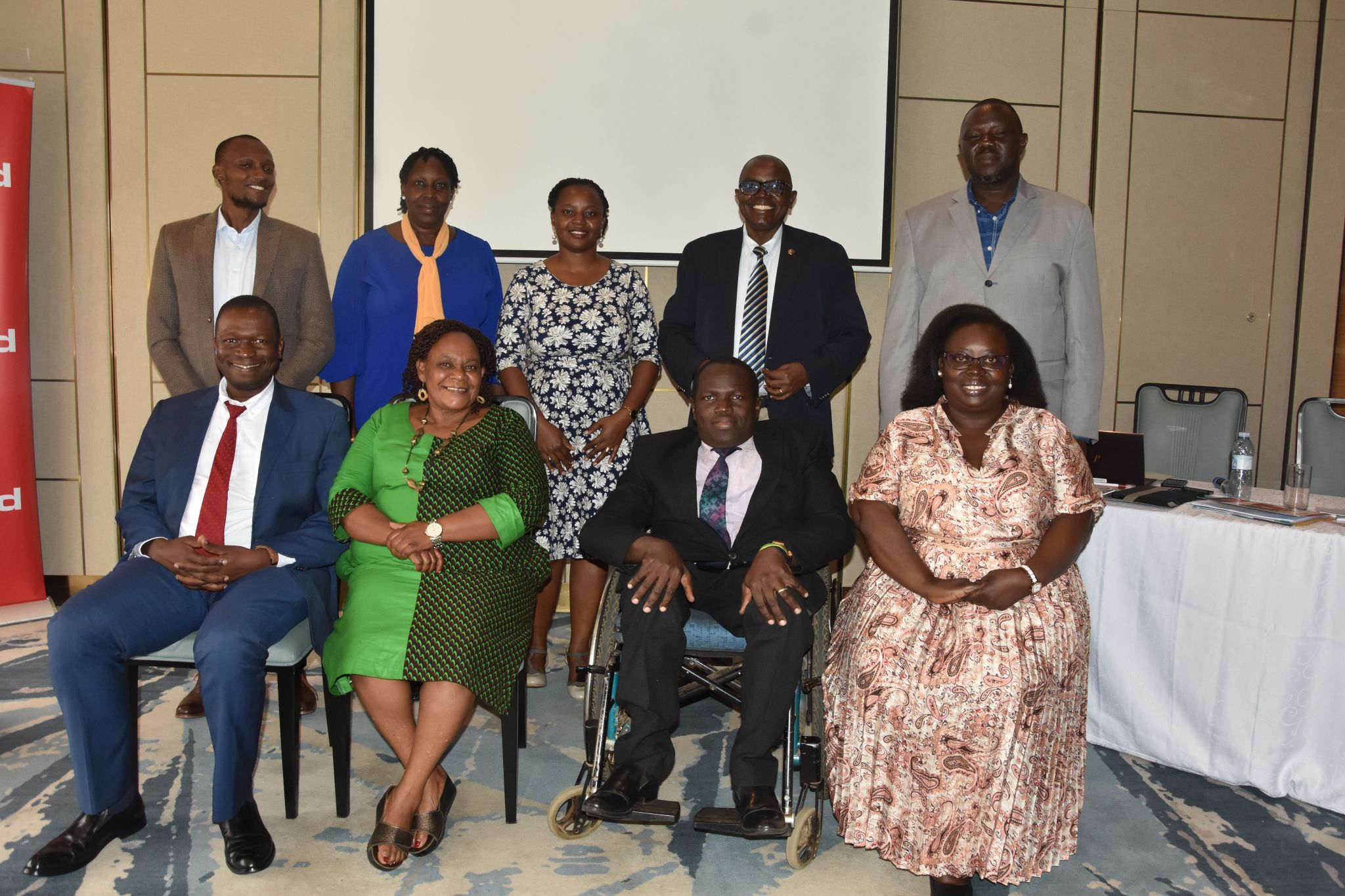 Prosper Mubangizi at a board meeting