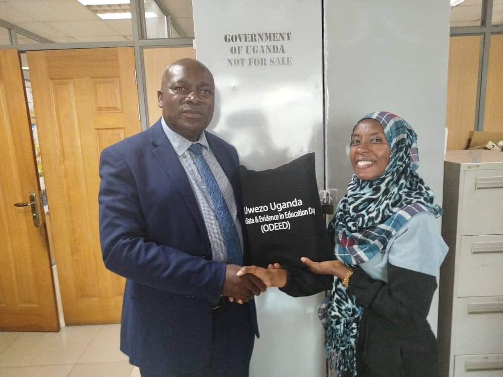 Dr. Cleophus Mugenyi at a partnership handover