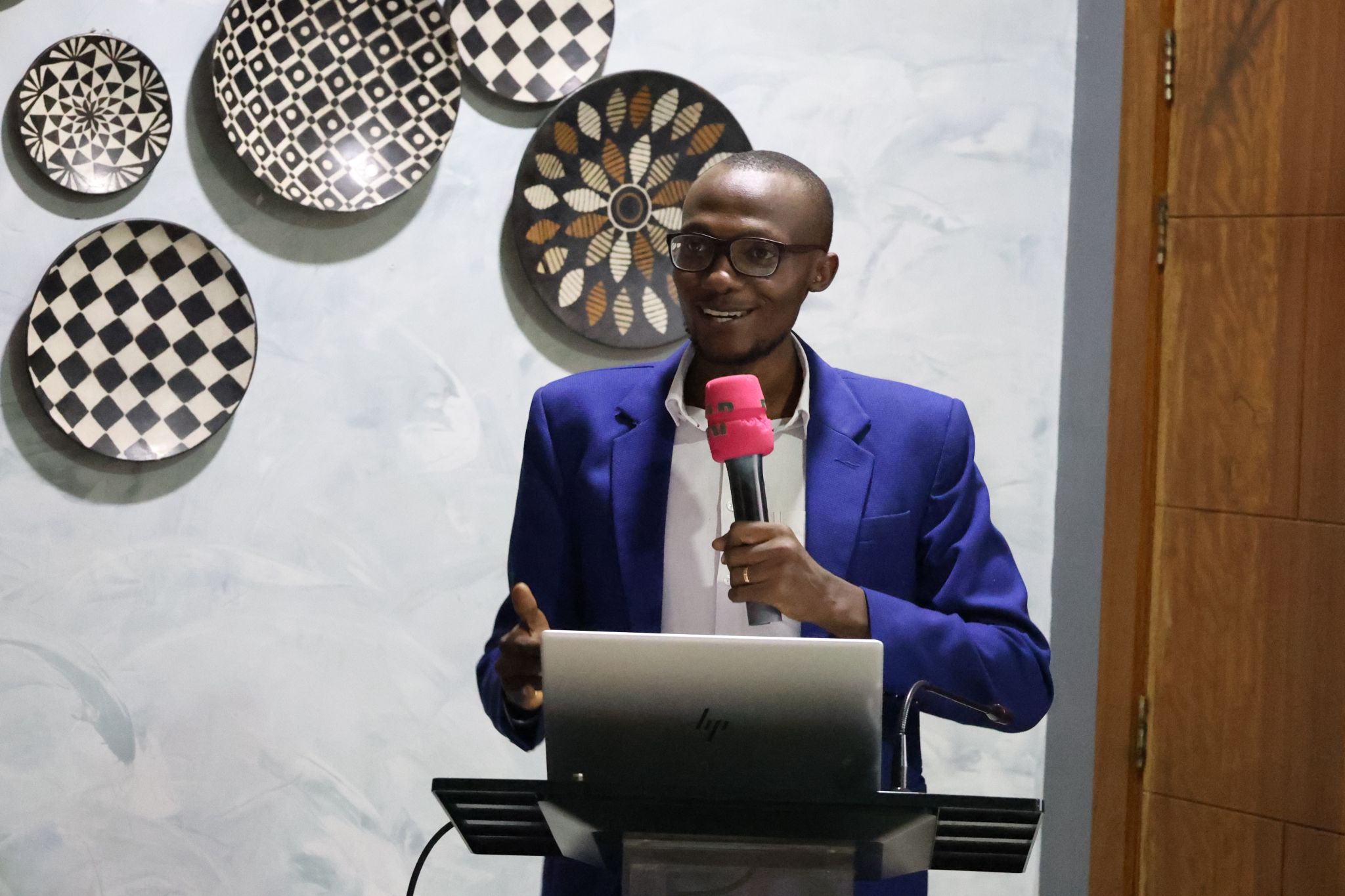 Prosper Mubangizi at a board session
